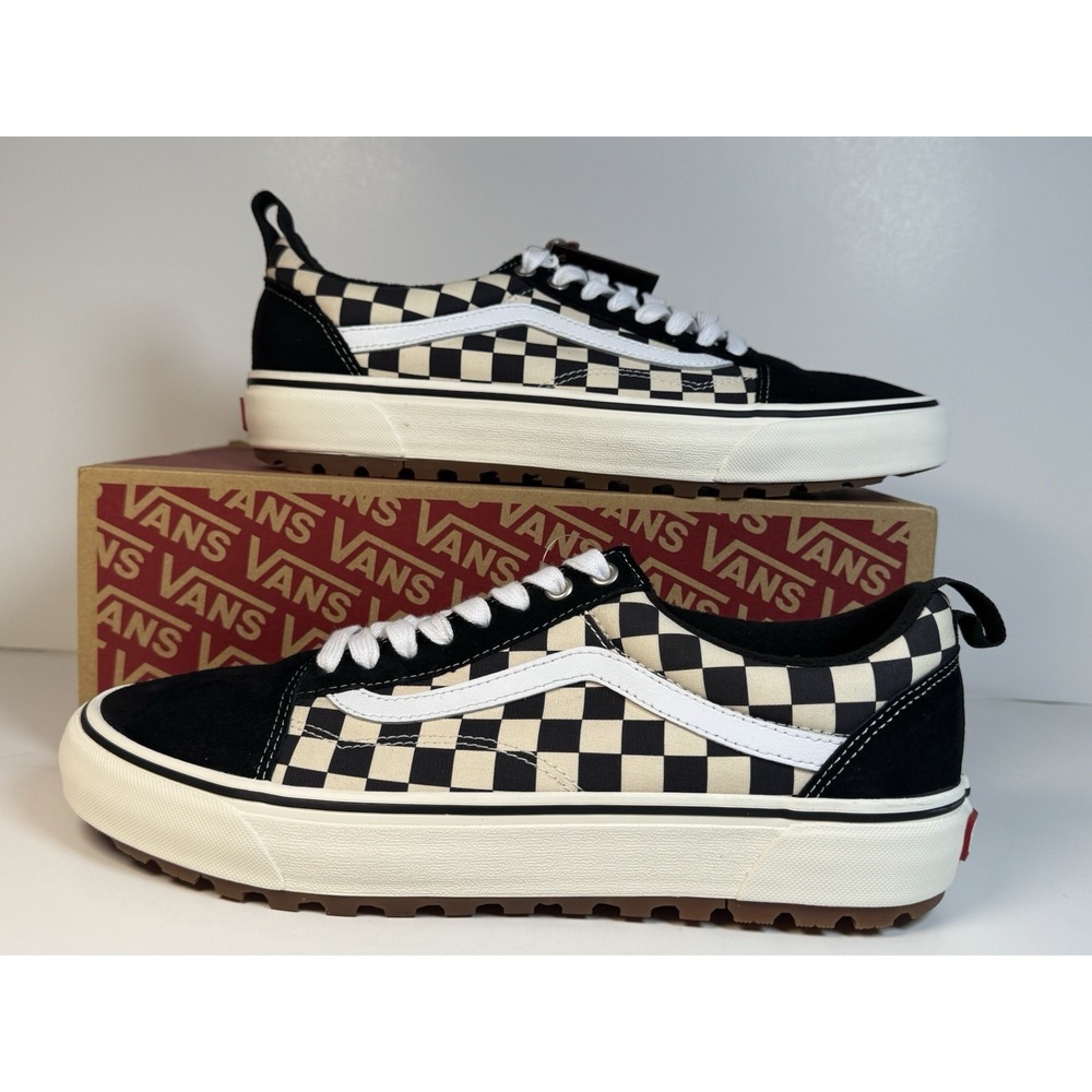 Vans Old Skool Mte-1 Men's Size 11 Black/White/Checkerboard VN0A5I12A04‎